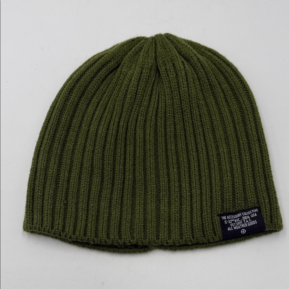 The Accessory Collective Olive Knit Beanie